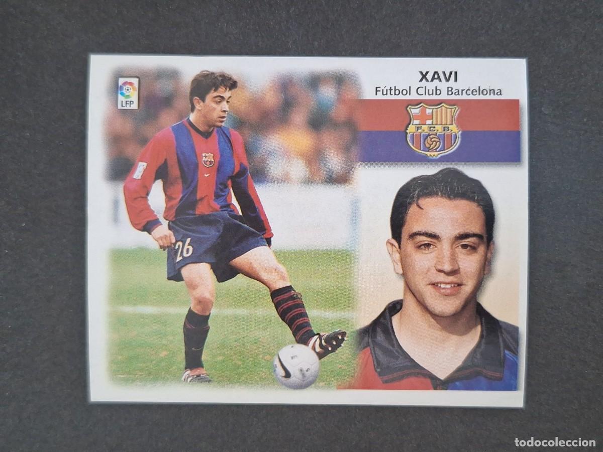 Figurine di Calcio: L5 XAVI F. C. BARCELONA LIGA ESTE 1999 2000 99 00 NUNCA PEGADO SIN PEGAR