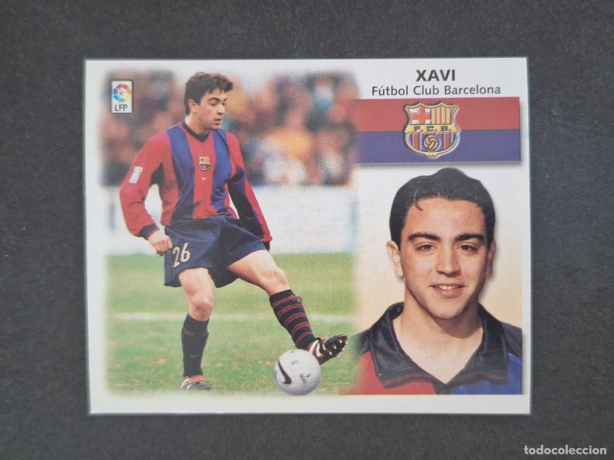 Figurine di Calcio: L5 XAVI F. C. BARCELONA LIGA ESTE 1999 2000 99 00 NUNCA PEGADO SIN PEGAR
