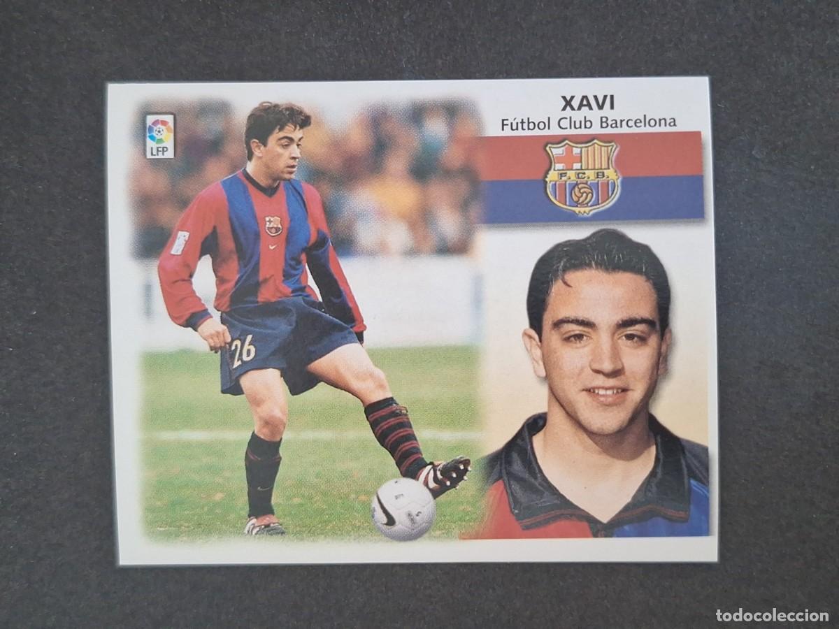 Figurine di Calcio: L5 XAVI F. C. BARCELONA LIGA ESTE 1999 2000 99 00 NUNCA PEGADO SIN PEGAR