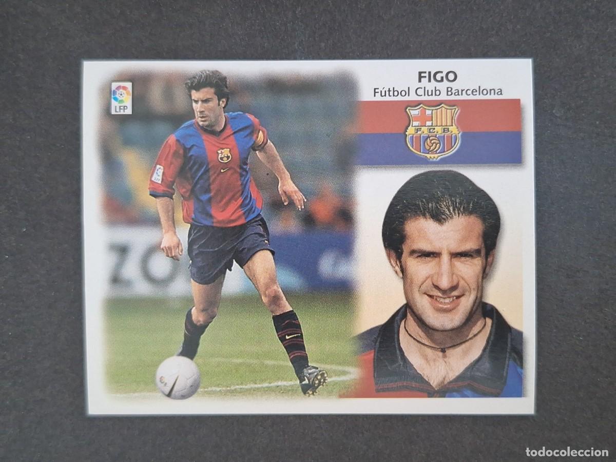 Cromos de f&uacute;tbol: L5 FIGO F. C. BARCELONA LIGA ESTE 1999 2000 99 00 NUNCA PEGADO SIN PEGAR