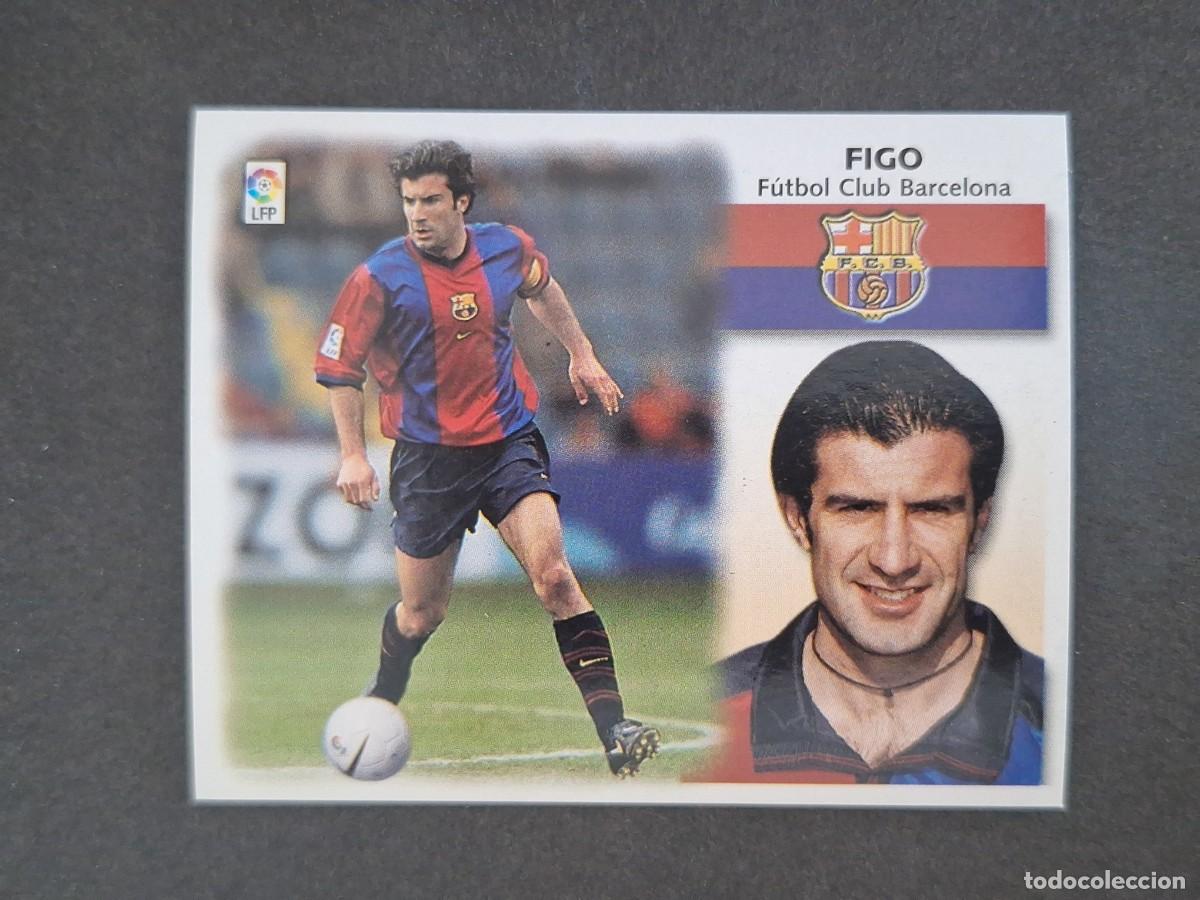 Cromos de f&uacute;tbol: L5 FIGO F. C. BARCELONA LIGA ESTE 1999 2000 99 00 NUNCA PEGADO SIN PEGAR
