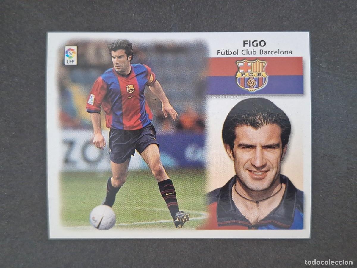 Cromos de f&uacute;tbol: L5 FIGO F. C. BARCELONA LIGA ESTE 1999 2000 99 00 NUNCA PEGADO SIN PEGAR