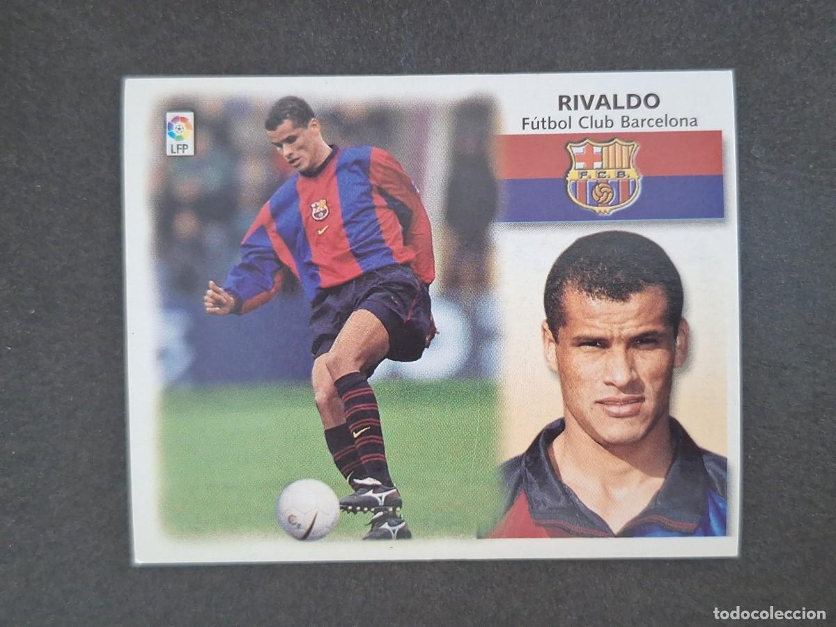 Cromos de f&uacute;tbol: L5 RIVALDO F. C. BARCELONA LIGA ESTE 1999 2000 99 00 NUNCA PEGADO SIN PEGAR