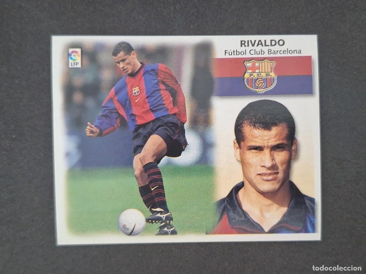Cromos de f&uacute;tbol: L5 RIVALDO F. C. BARCELONA LIGA ESTE 1999 2000 99 00 NUNCA PEGADO SIN PEGAR