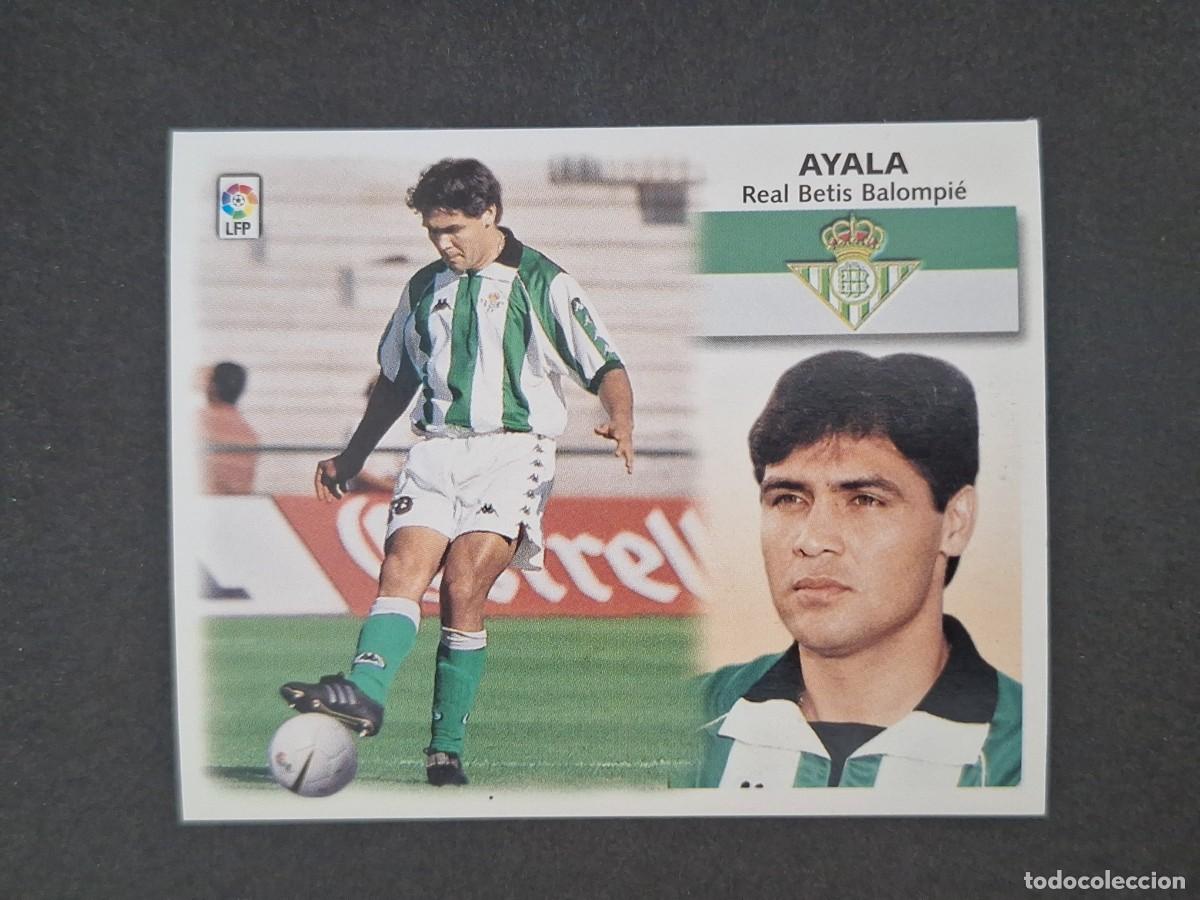 Cromos de f&uacute;tbol: L5 AYALA REAL BETIS BALOMPIE LIGA ESTE 1999 2000 99 00 NUNCA PEGADO SIN PEGAR