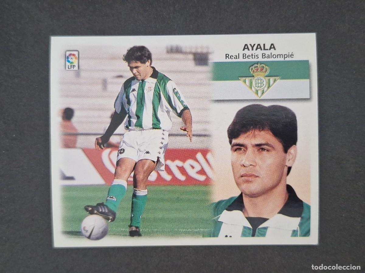 Cromos de f&uacute;tbol: L5 AYALA REAL BETIS BALOMPIE LIGA ESTE 1999 2000 99 00 NUNCA PEGADO SIN PEGAR