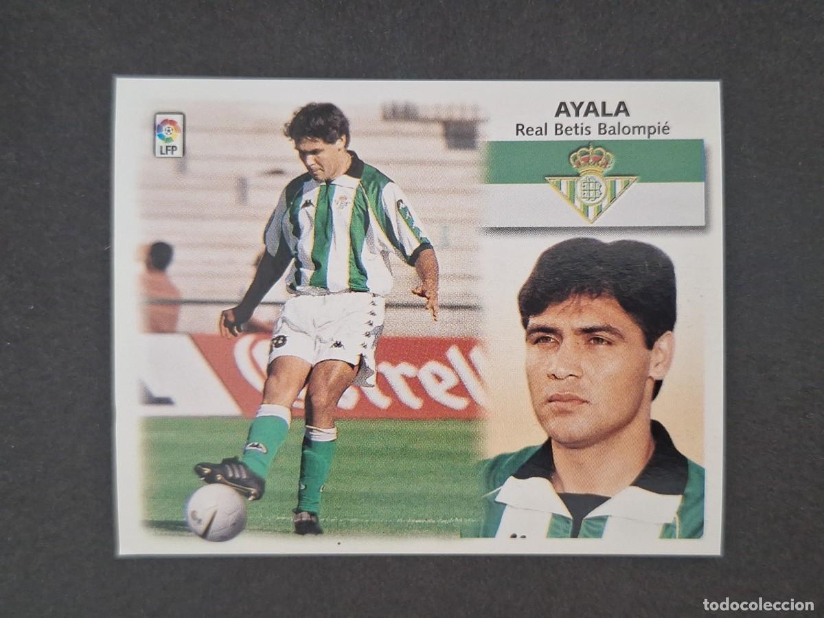 Cromos de f&uacute;tbol: L5 AYALA REAL BETIS BALOMPIE LIGA ESTE 1999 2000 99 00 NUNCA PEGADO SIN PEGAR