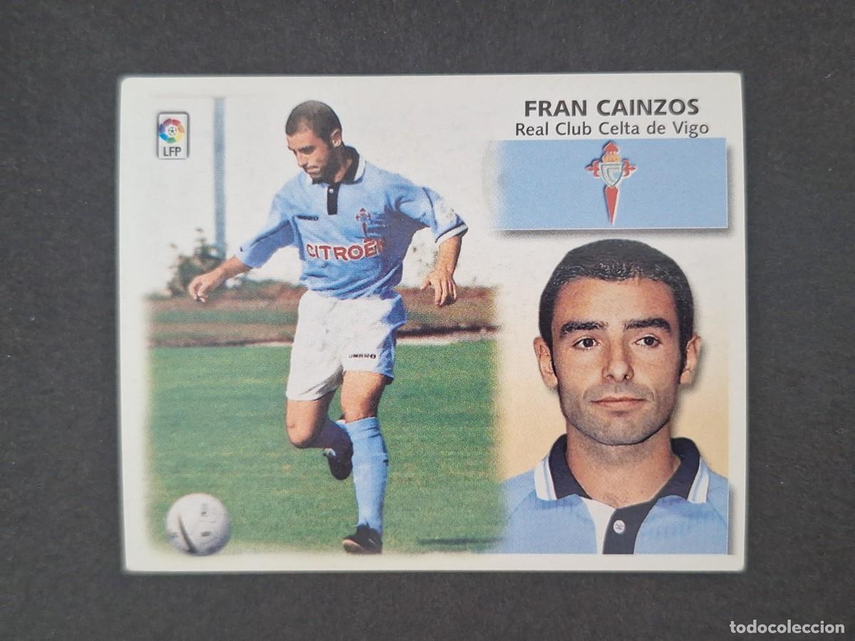 Fu&szlig;ball-Sticker: L5 FRAN CAINZOS CELTA DE VIGO LIGA ESTE 1999 2000 99 00 NUNCA PEGADO SIN PEGAR
