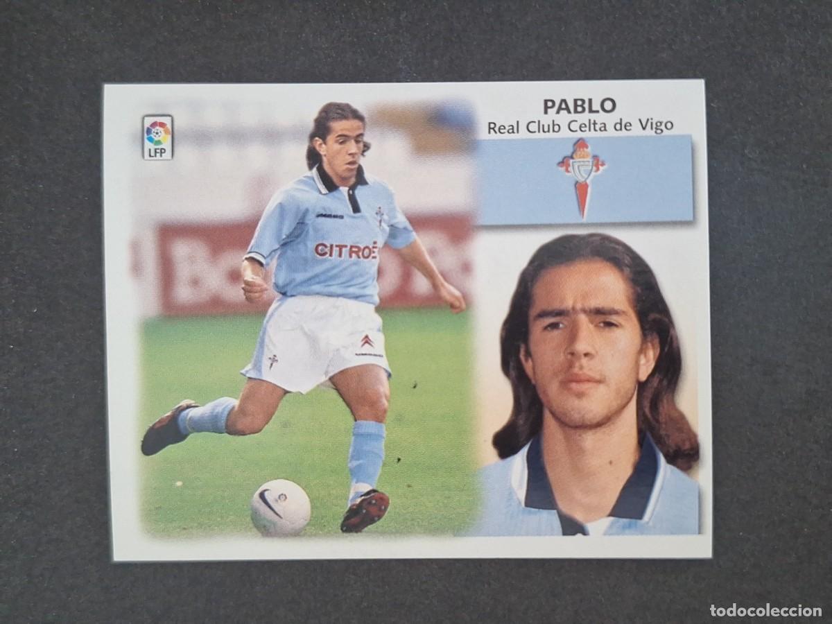 Football Stickers: L5 PABLO CELTA DE VIGO LIGA ESTE 1999 2000 99 00 NUNCA PEGADO SIN PEGAR