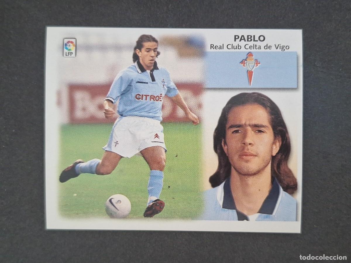 Football Stickers: L5 PABLO CELTA DE VIGO LIGA ESTE 1999 2000 99 00 NUNCA PEGADO SIN PEGAR