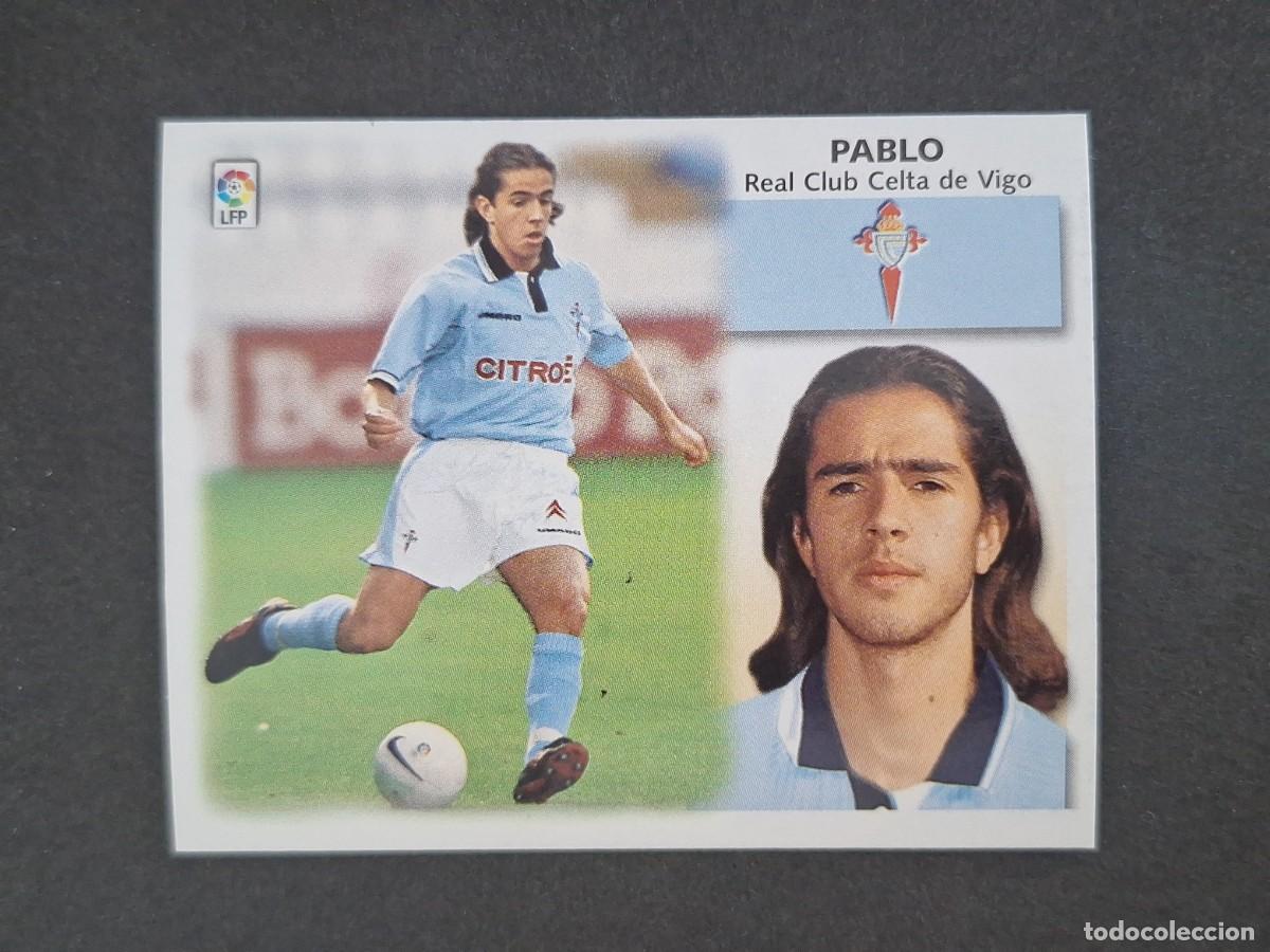 Football Stickers: L5 PABLO CELTA DE VIGO LIGA ESTE 1999 2000 99 00 NUNCA PEGADO SIN PEGAR