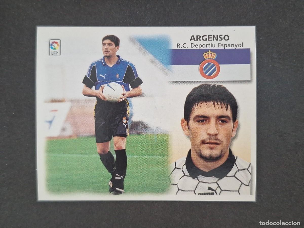 Football Stickers: L5 ARGENSO R. C. D. ESPA&Ntilde;OL LIGA ESTE 1999 2000 99 00 NUNCA PEGADO SIN PEGAR