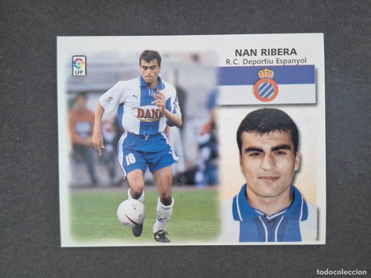 Cromos de Futebol: L5 NAN RIBERA R. C. D. ESPA&Ntilde;OL LIGA ESTE 1999 2000 99 00 NUNCA PEGADO SIN PEGAR