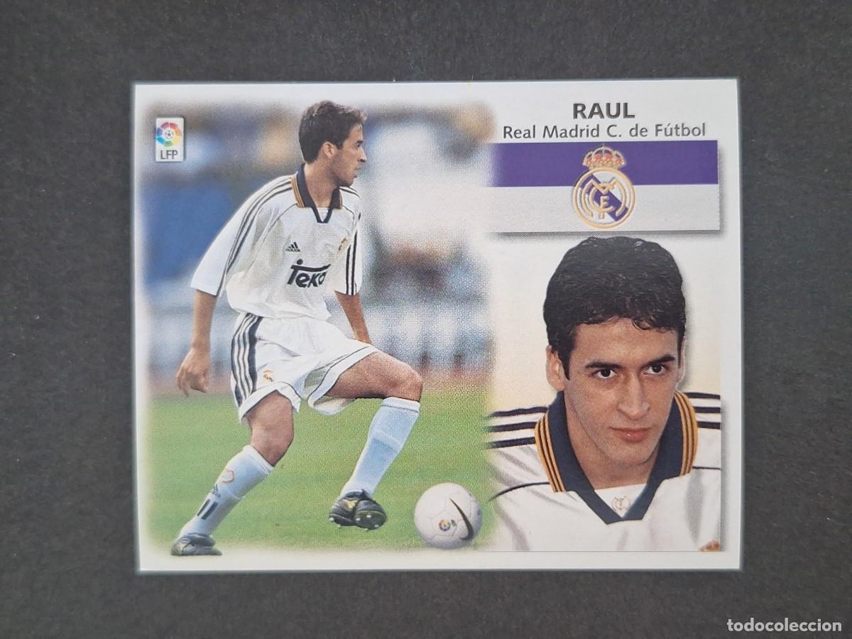 Football Stickers: L5 RAUL REAL MADRID LIGA ESTE 1999 2000 99 00 NUNCA PEGADO SIN PEGAR