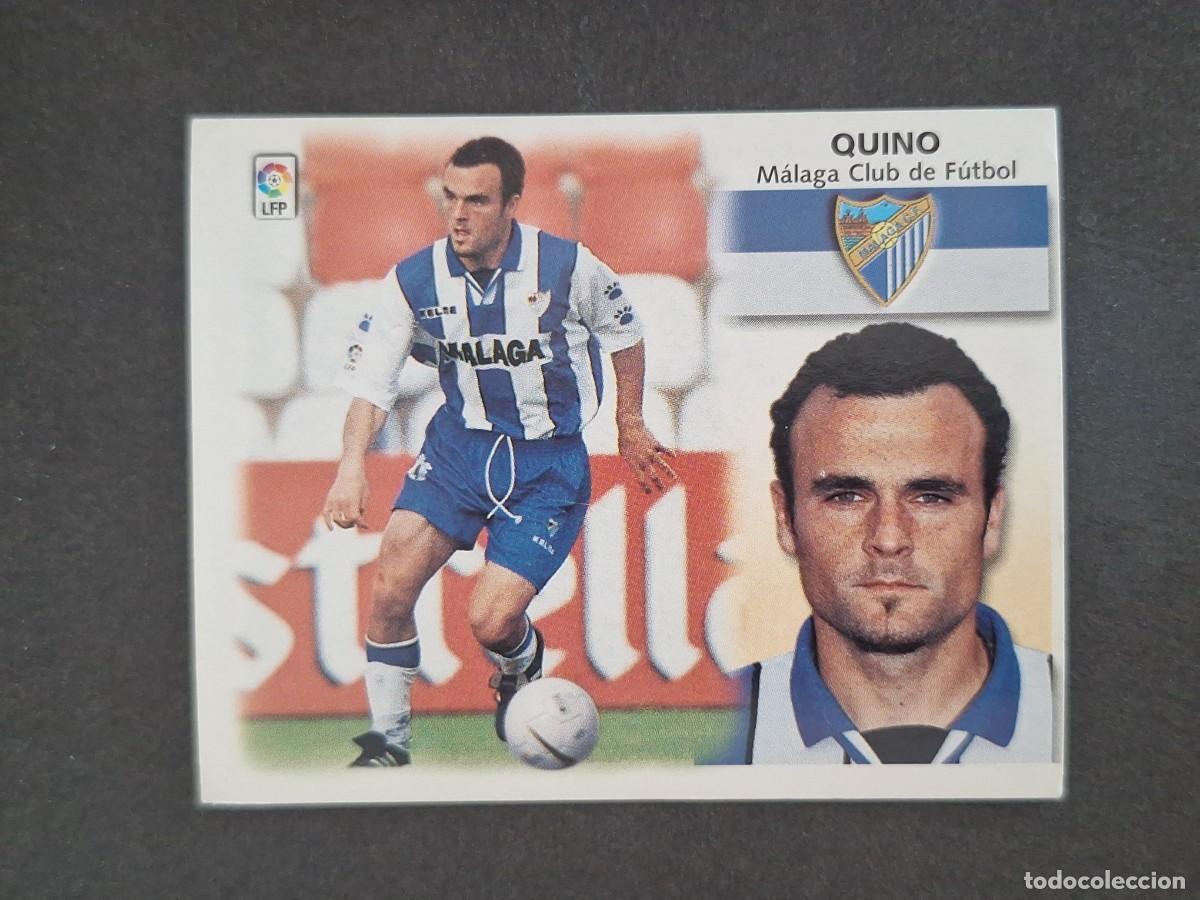 Cromos de f&uacute;tbol: L5 QUINO MALAGA C. F. LIGA ESTE 1999 2000 99 00 NUNCA PEGADO SIN PEGAR
