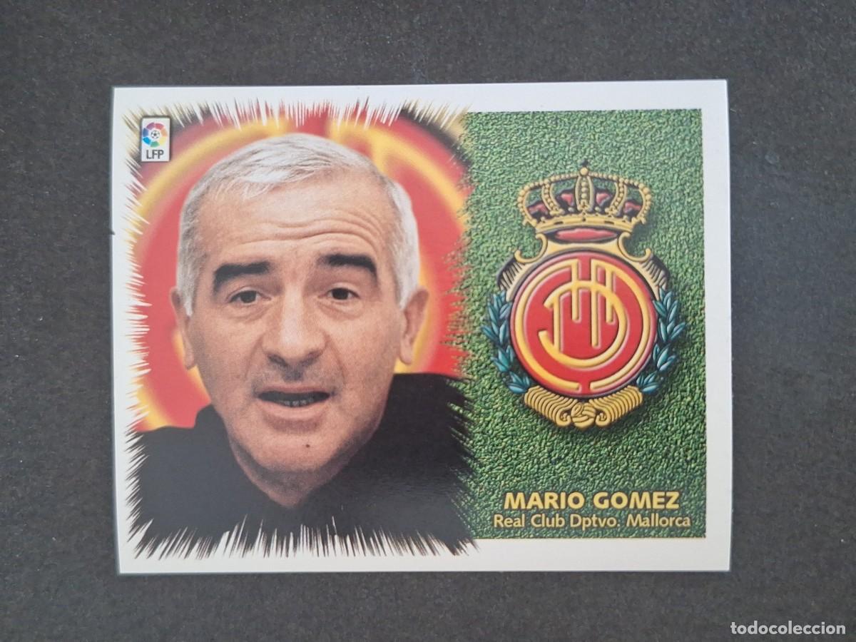 Cromos de f&uacute;tbol: L5 MARIO GOMEZ ENTRENADOR R. C. D. MALLORCA LIGA ESTE 1999 2000 99 00 NUNCA PEGADO SIN PEGAR