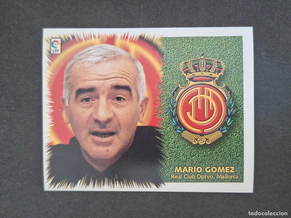Cromos de f&uacute;tbol: L5 MARIO GOMEZ ENTRENADOR R. C. D. MALLORCA LIGA ESTE 1999 2000 99 00 NUNCA PEGADO SIN PEGAR