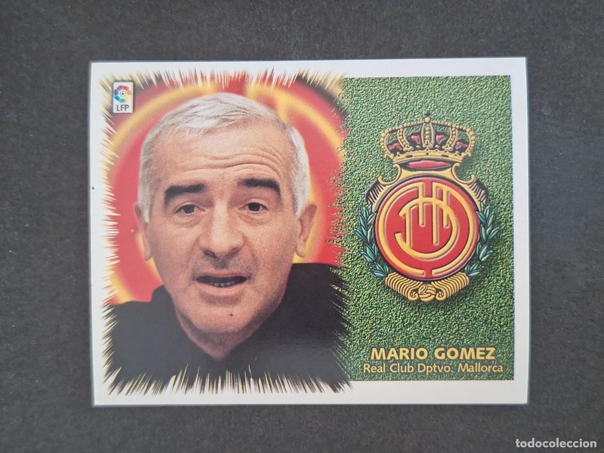 Cromos de f&uacute;tbol: L5 MARIO GOMEZ ENTRENADOR R. C. D. MALLORCA LIGA ESTE 1999 2000 99 00 NUNCA PEGADO SIN PEGAR