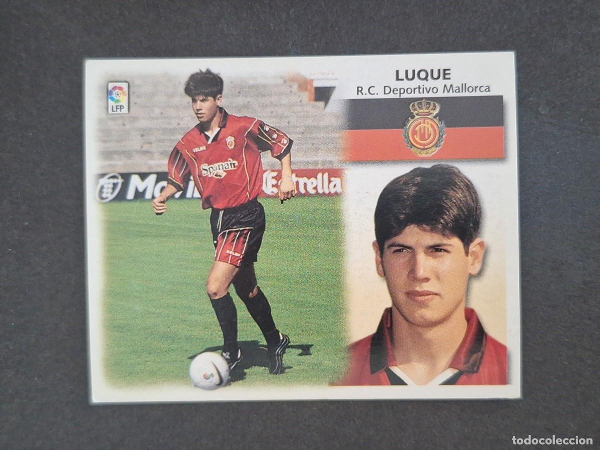 Cromos de f&uacute;tbol: L5 LUQUE R. C. D. MALLORCA LIGA ESTE 1999 2000 99 00 NUNCA PEGADO SIN PEGAR