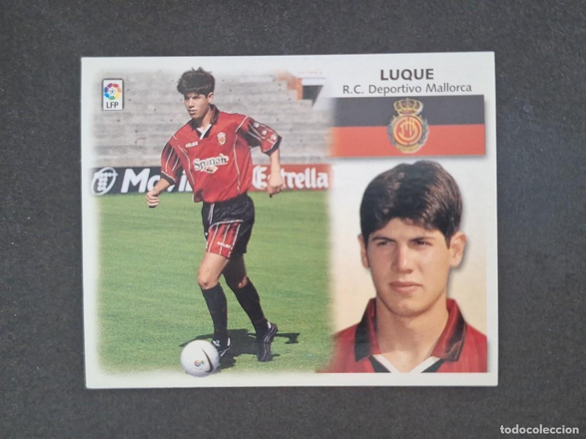 Cromos de f&uacute;tbol: L5 LUQUE R. C. D. MALLORCA LIGA ESTE 1999 2000 99 00 NUNCA PEGADO SIN PEGAR