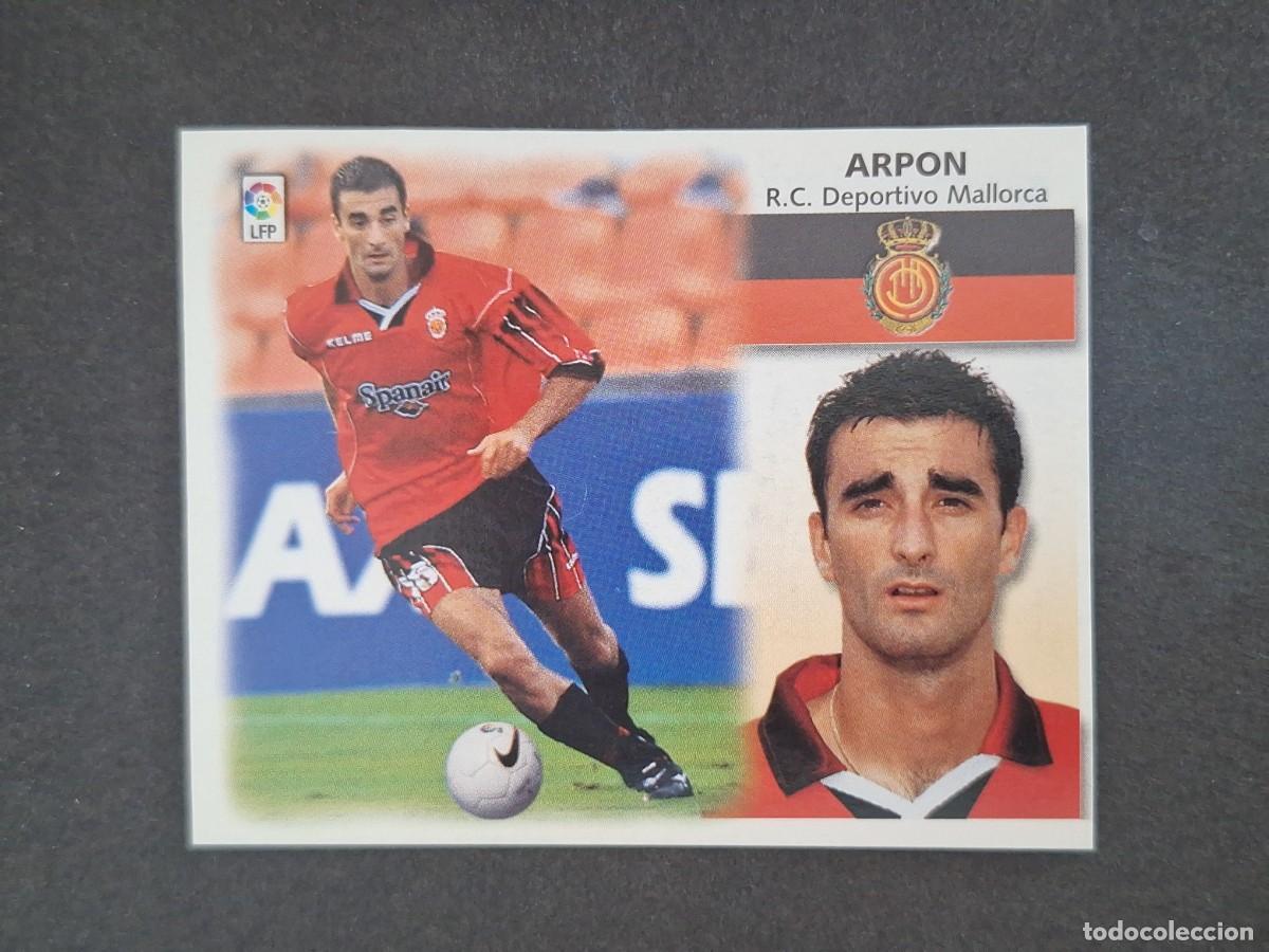 Cromos de f&uacute;tbol: L5 ARPON R. C. D. MALLORCA LIGA ESTE 1999 2000 99 00 NUNCA PEGADO SIN PEGAR