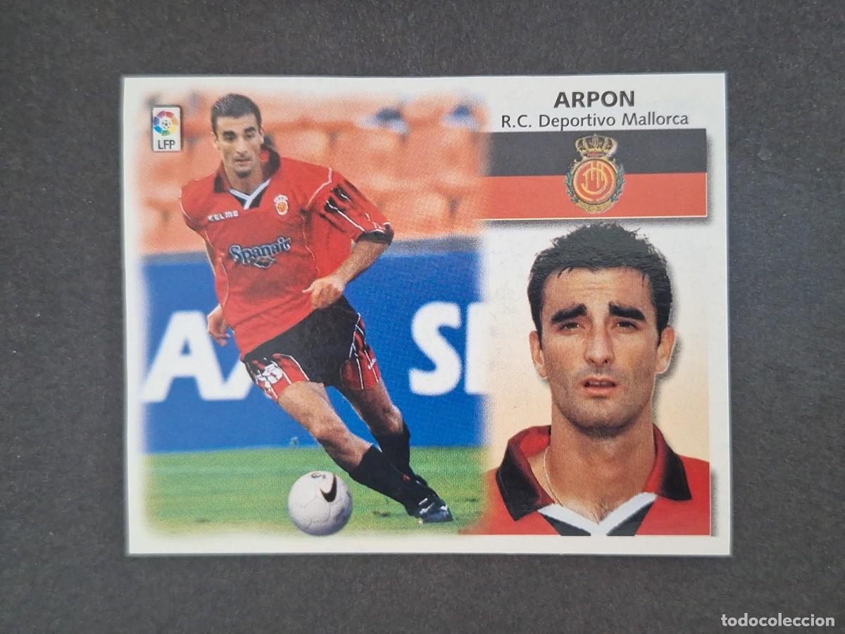Cromos de f&uacute;tbol: L5 ARPON R. C. D. MALLORCA LIGA ESTE 1999 2000 99 00 NUNCA PEGADO SIN PEGAR