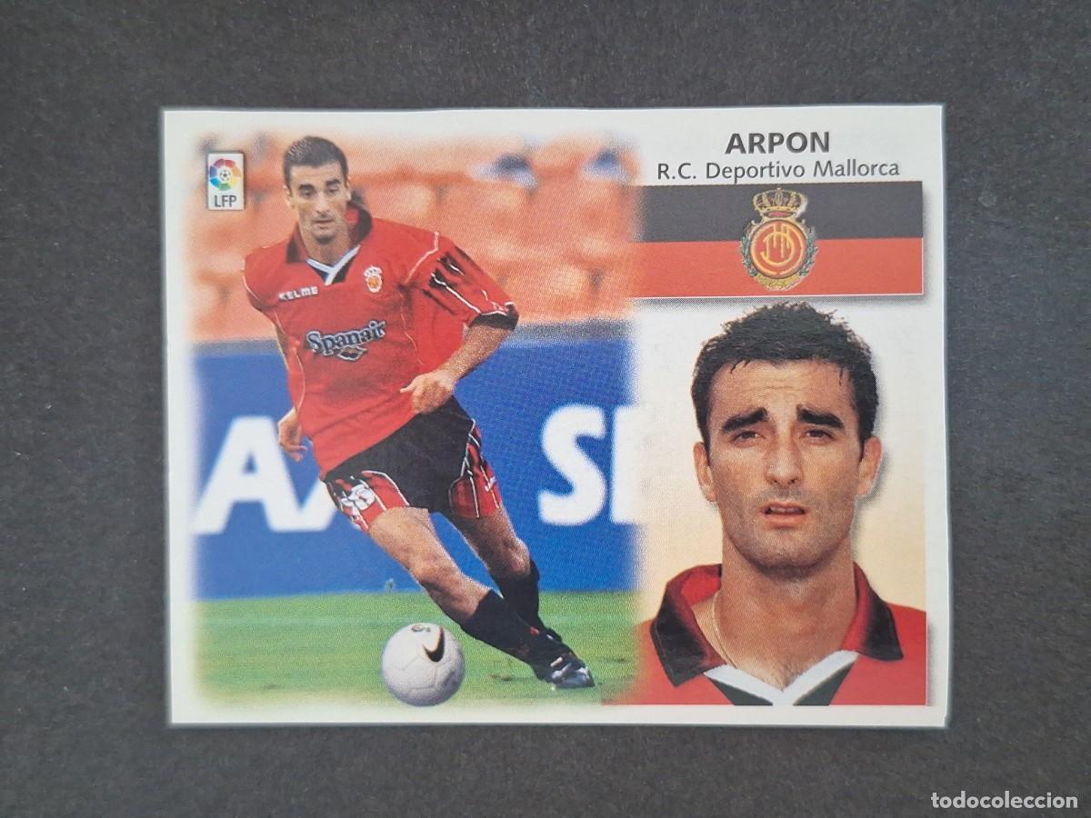 Cromos de f&uacute;tbol: L5 ARPON R. C. D. MALLORCA LIGA ESTE 1999 2000 99 00 NUNCA PEGADO SIN PEGAR