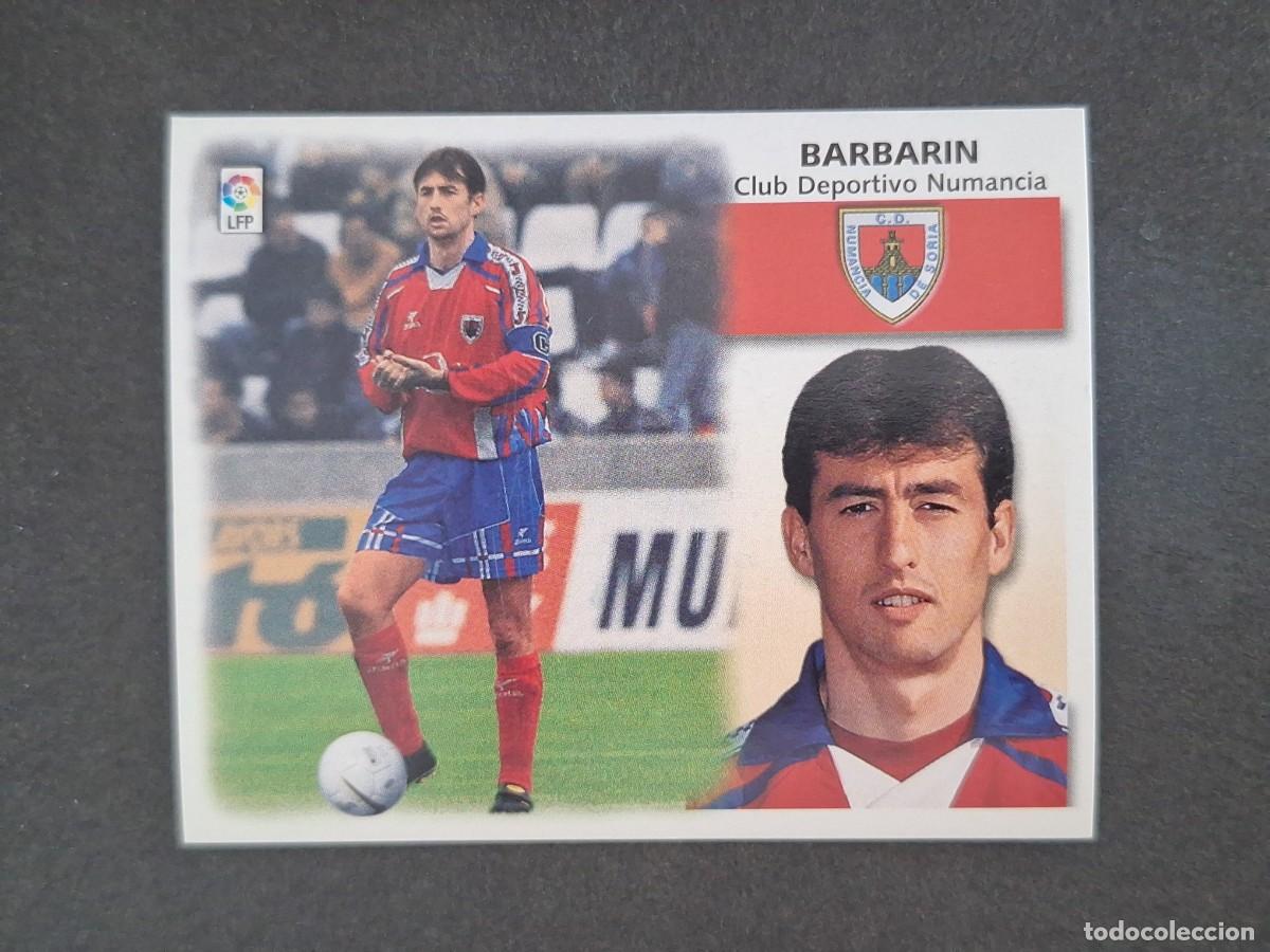 Cromos de f&uacute;tbol: L5 BARBARIN C. D. NUMANCIA LIGA ESTE 1999 2000 99 00 NUNCA PEGADO SIN PEGAR