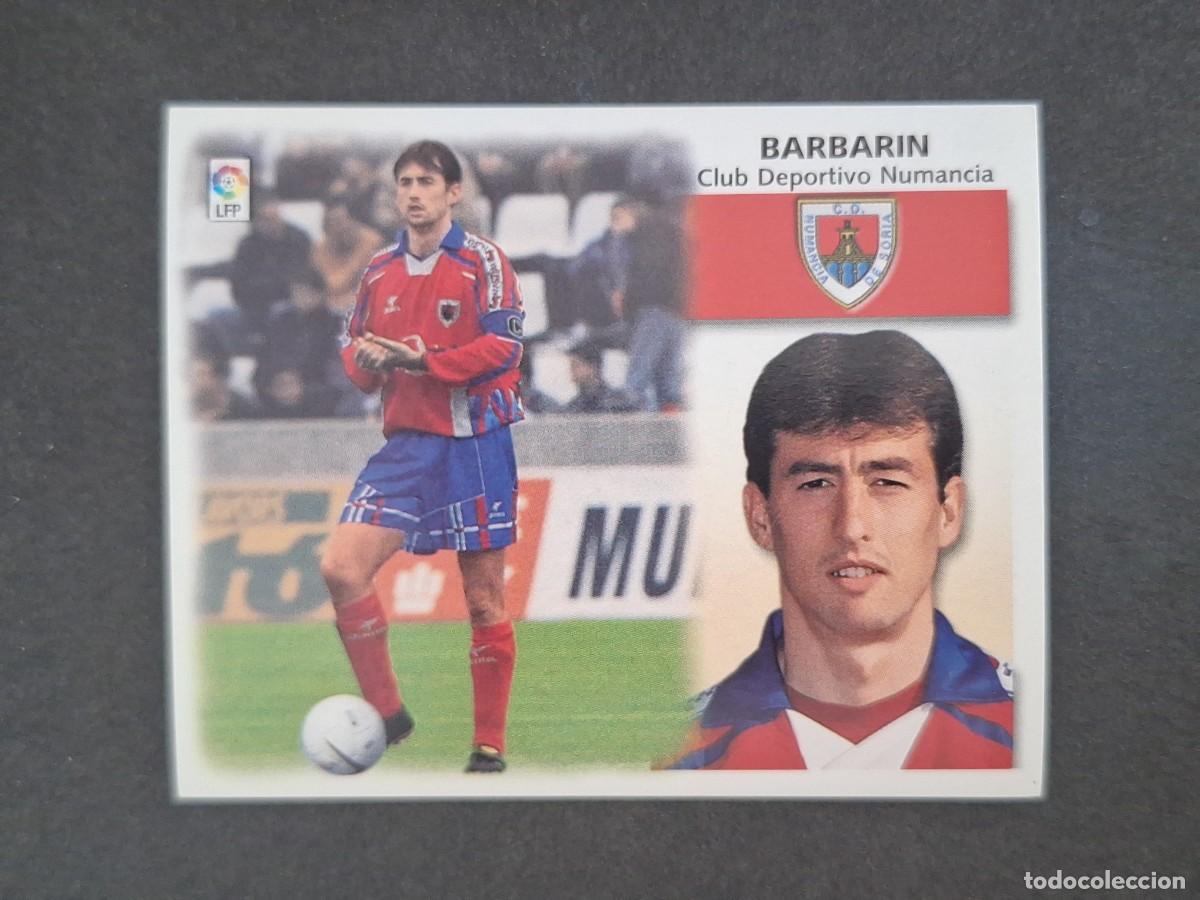 Cromos de f&uacute;tbol: L5 BARBARIN C. D. NUMANCIA LIGA ESTE 1999 2000 99 00 NUNCA PEGADO SIN PEGAR