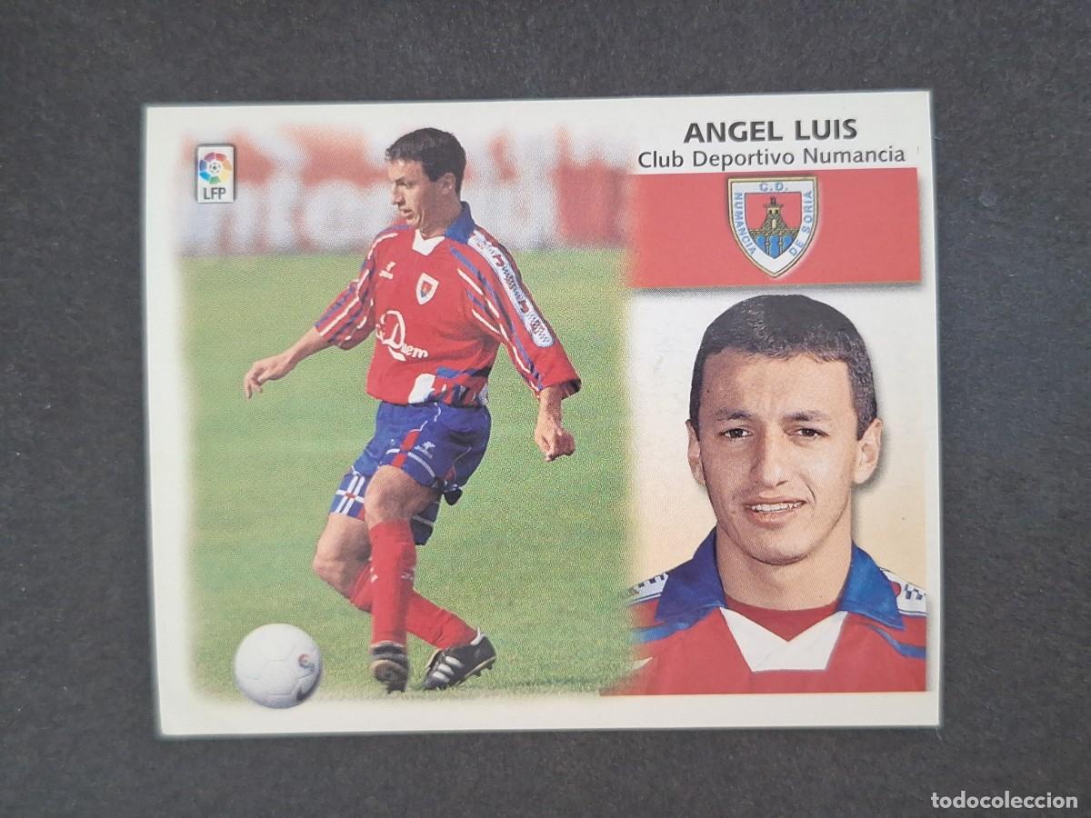 Cromos de f&uacute;tbol: L5 ANGEL LUIS C. D. NUMANCIA LIGA ESTE 1999 2000 99 00 NUNCA PEGADO SIN PEGAR