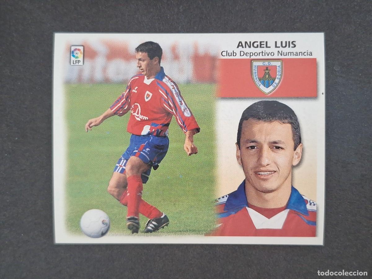 Cromos de f&uacute;tbol: L5 ANGEL LUIS C. D. NUMANCIA LIGA ESTE 1999 2000 99 00 NUNCA PEGADO SIN PEGAR