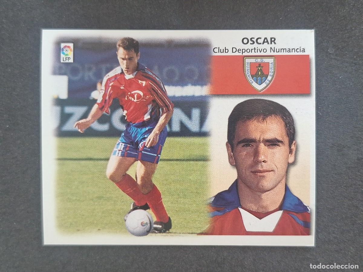 Cromos de f&uacute;tbol: L5 OSCAR C. D. NUMANCIA LIGA ESTE 1999 2000 99 00 NUNCA PEGADO SIN PEGAR