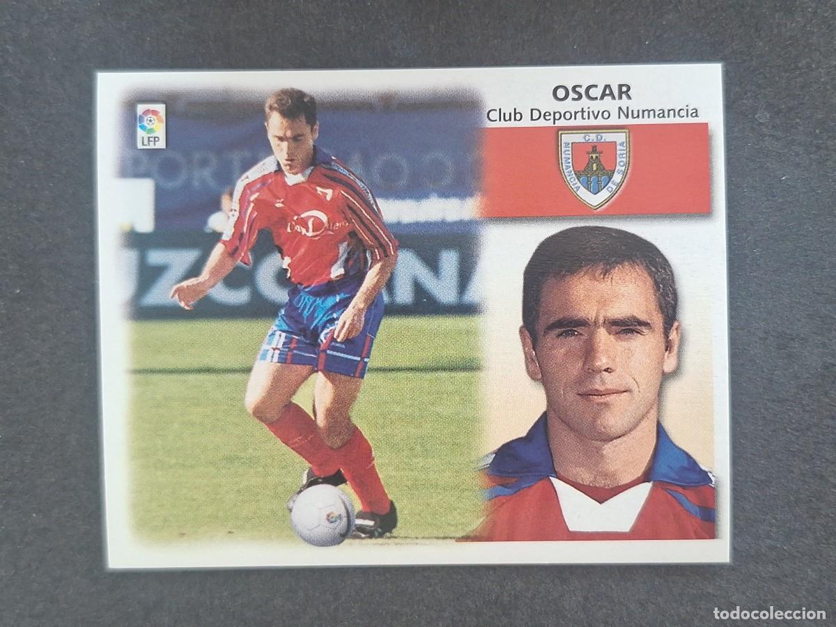 Cromos de f&uacute;tbol: L5 OSCAR C. D. NUMANCIA LIGA ESTE 1999 2000 99 00 NUNCA PEGADO SIN PEGAR