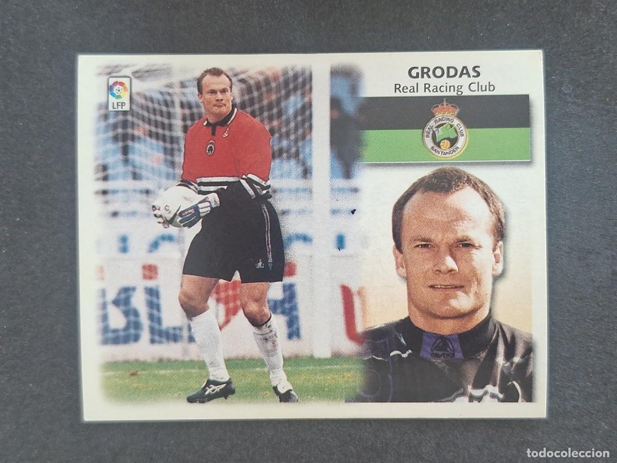 Cromos de f&uacute;tbol: L5 GRODAS RACING DE SANTANDER LIGA ESTE 1999 2000 99 00 NUNCA PEGADO SIN PEGAR