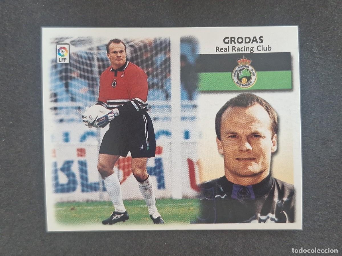 Cromos de f&uacute;tbol: L5 GRODAS RACING DE SANTANDER LIGA ESTE 1999 2000 99 00 NUNCA PEGADO SIN PEGAR