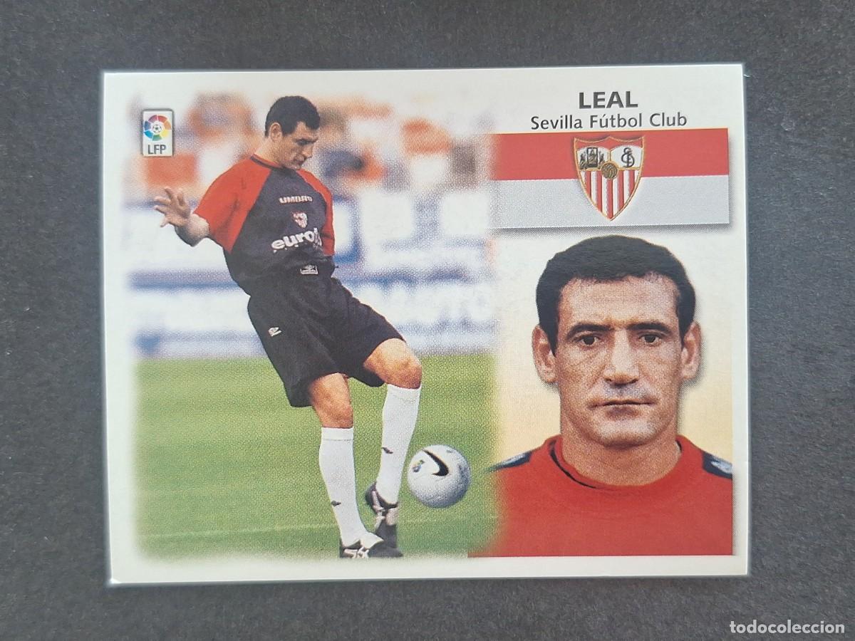 Cromos de f&uacute;tbol: L5 LEAL SEVILLA F. C. LIGA ESTE 1999 2000 99 00 NUNCA PEGADO SIN PEGAR
