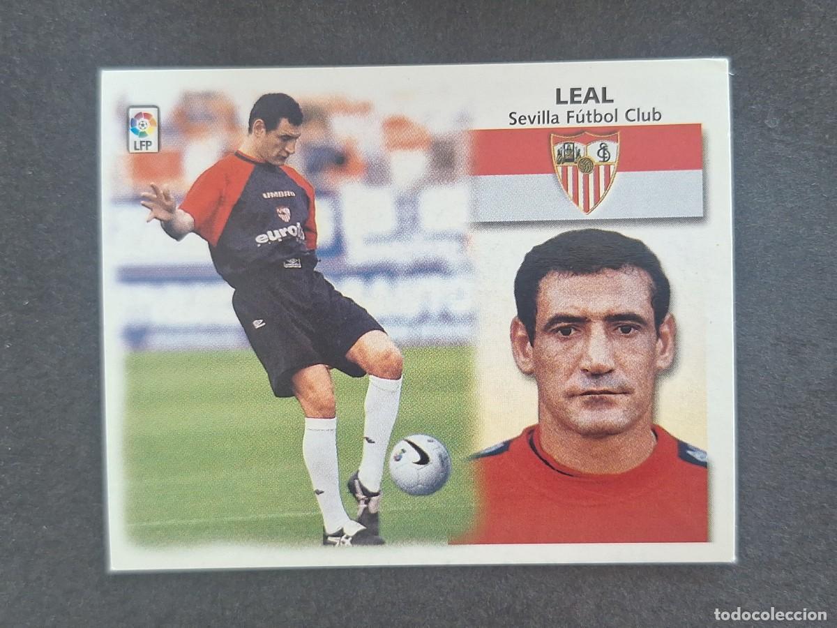 Cromos de f&uacute;tbol: L5 LEAL SEVILLA F. C. LIGA ESTE 1999 2000 99 00 NUNCA PEGADO SIN PEGAR