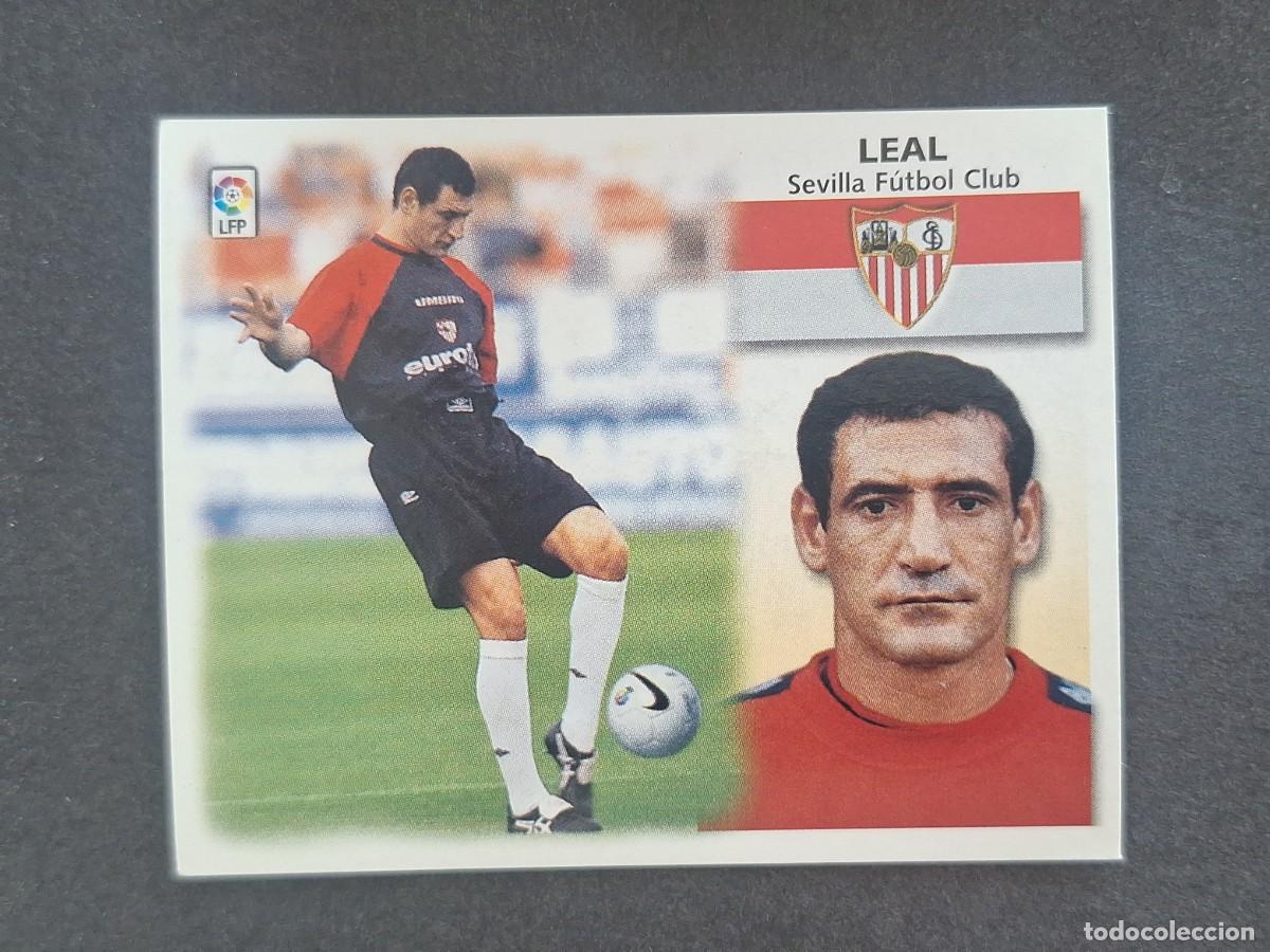 Cromos de f&uacute;tbol: L5 LEAL SEVILLA F. C. LIGA ESTE 1999 2000 99 00 NUNCA PEGADO SIN PEGAR