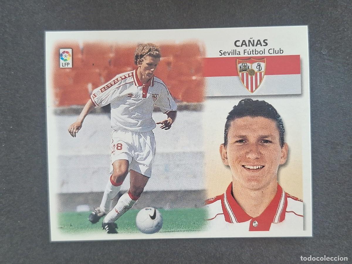 Cromos de f&uacute;tbol: L5 CA&Ntilde;AS SEVILLA F. C. LIGA ESTE 1999 2000 99 00 NUNCA PEGADO SIN PEGAR