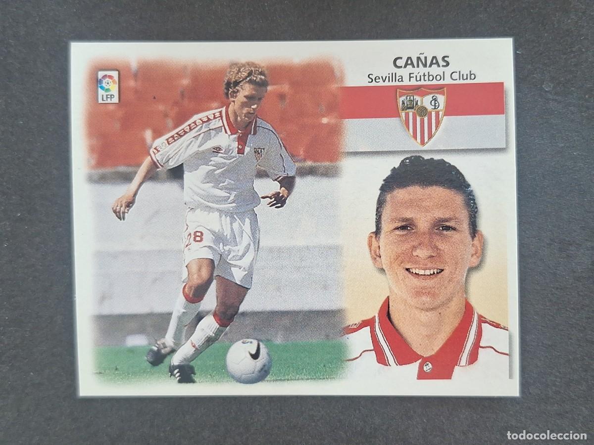 Cromos de f&uacute;tbol: L5 CA&Ntilde;AS SEVILLA F. C. LIGA ESTE 1999 2000 99 00 NUNCA PEGADO SIN PEGAR