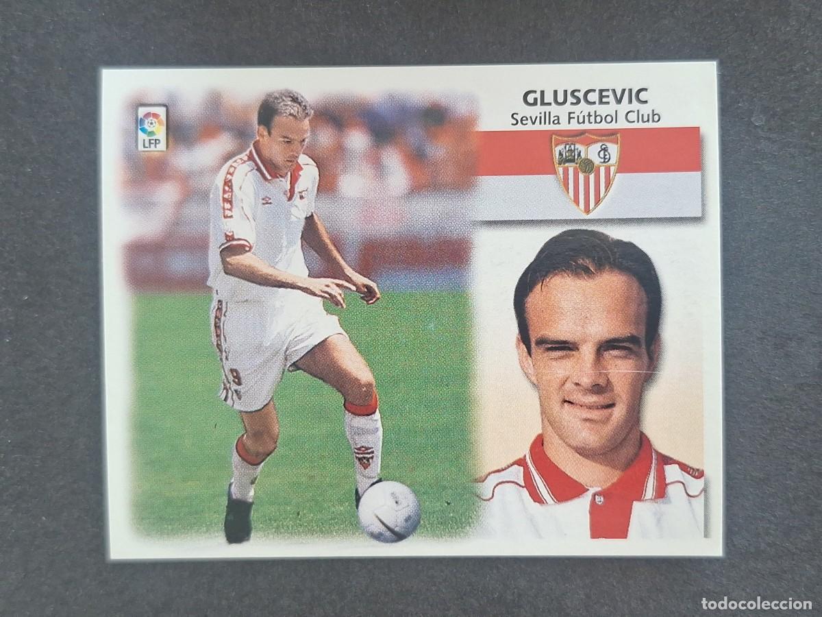 Cromos de f&uacute;tbol: L5 CLUCEVIC SEVILLA F. C. LIGA ESTE 1999 2000 99 00 NUNCA PEGADO SIN PEGAR
