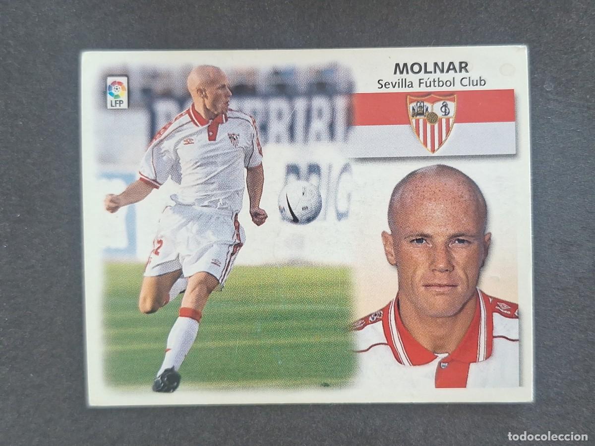 Cromos de f&uacute;tbol: L5 MOLNAR SEVILLA F. C. LIGA ESTE 1999 2000 99 00 NUNCA PEGADO SIN PEGAR