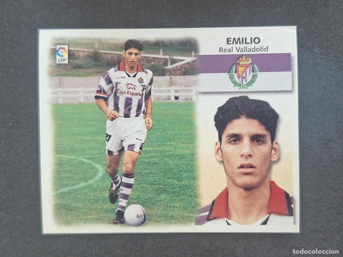 Cromos de f&uacute;tbol: L5 EMILIO REAL VALLADOLID LIGA ESTE 1999 2000 99 00 NUNCA PEGADO SIN PEGAR
