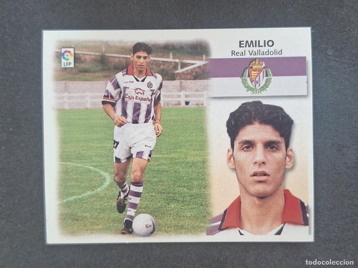 Cromos de f&uacute;tbol: L5 EMILIO REAL VALLADOLID LIGA ESTE 1999 2000 99 00 NUNCA PEGADO SIN PEGAR