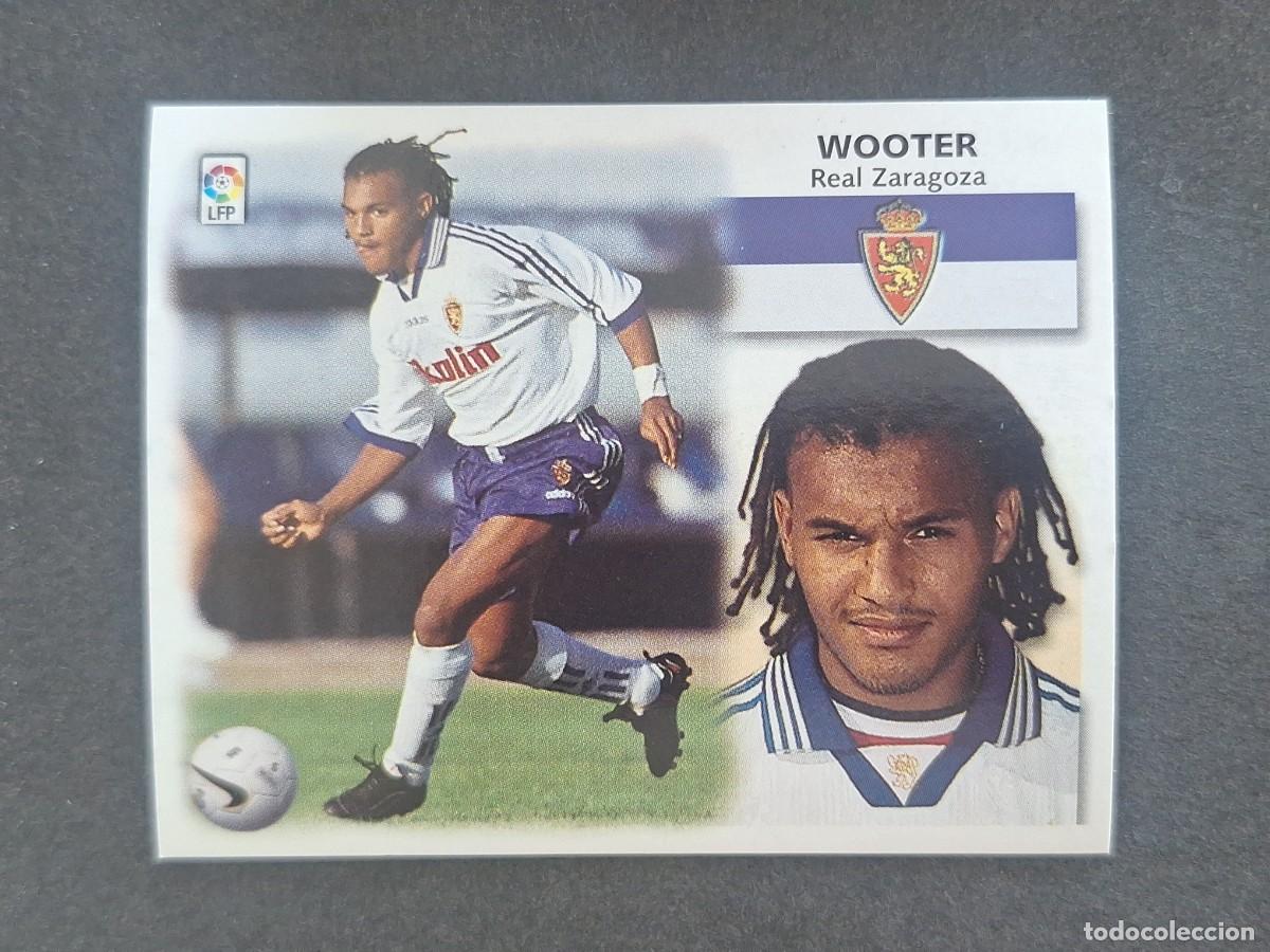 Cromos de f&uacute;tbol: L5 WOOTER REAL ZARAGOZA LIGA ESTE 1999 2000 99 00 NUNCA PEGADO SIN PEGAR