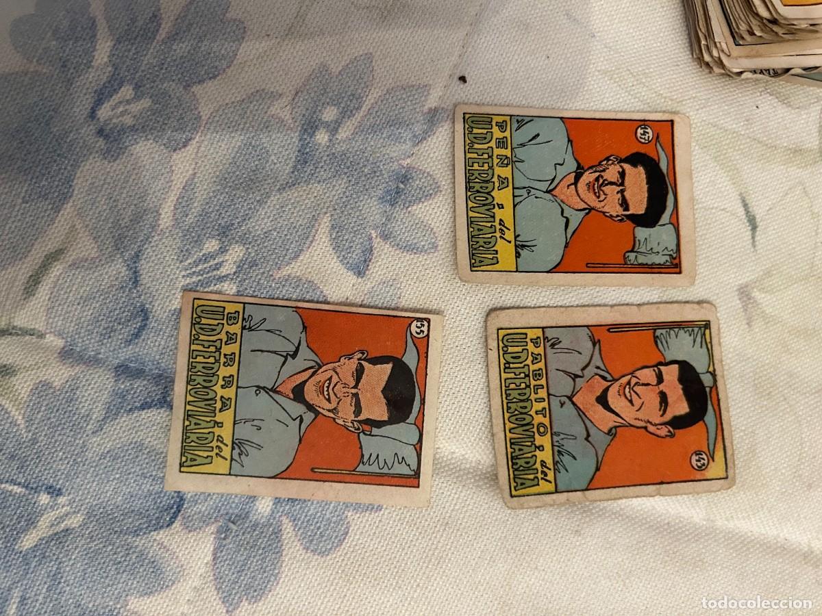 Cromos de f&uacute;tbol: ferroviaria barra-pe&ntilde;a y pablito se venden sueltos a&ntilde;os 40