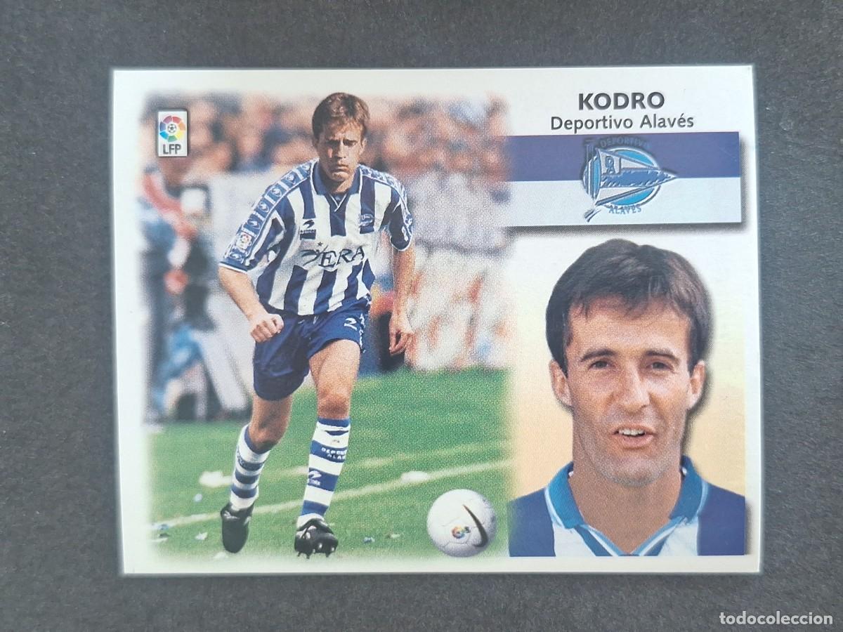 Cromos de f&uacute;tbol: L5 KODRO DEPORTIVO ALAVES COLOCA LIGA ESTE 1999 2000 99 00 NUNCA PEGADO SIN PEGAR