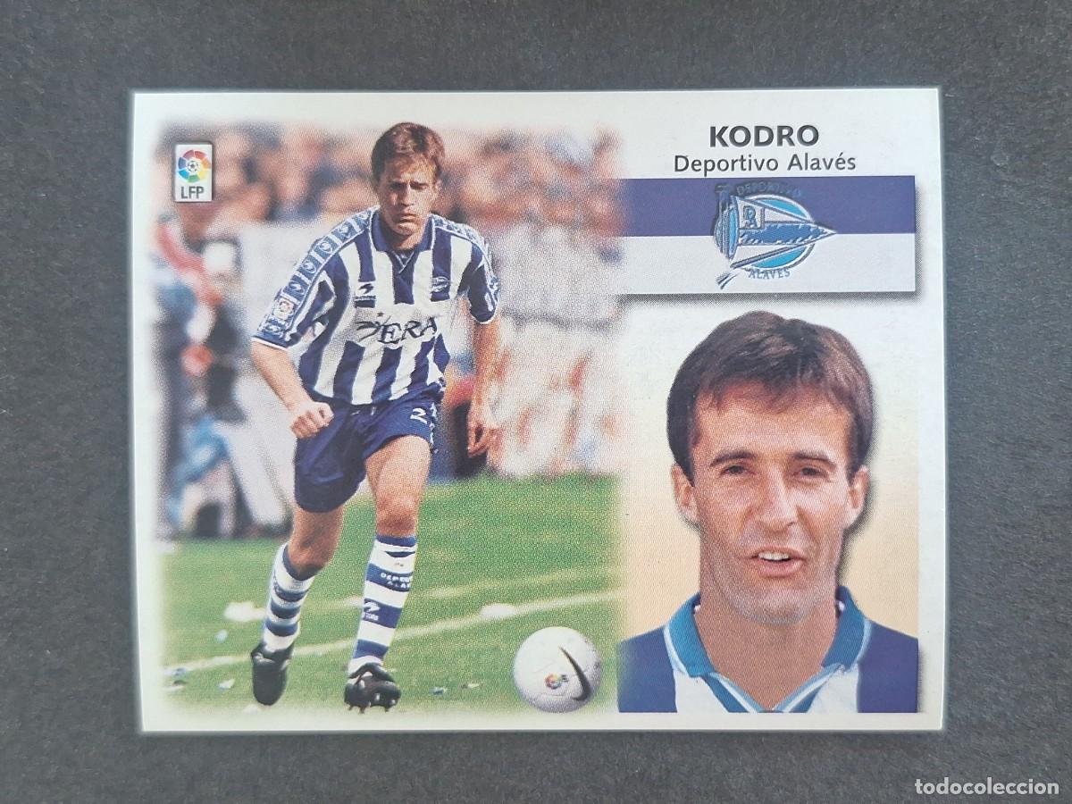 Cromos de f&uacute;tbol: L5 KODRO DEPORTIVO ALAVES COLOCA LIGA ESTE 1999 2000 99 00 NUNCA PEGADO SIN PEGAR