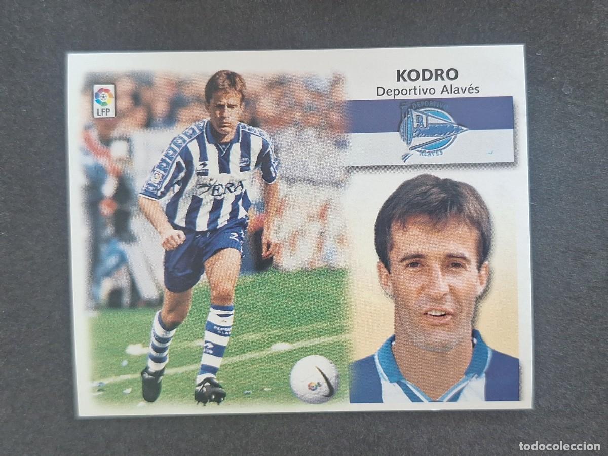 Cromos de f&uacute;tbol: L5 KODRO DEPORTIVO ALAVES COLOCA LIGA ESTE 1999 2000 99 00 NUNCA PEGADO SIN PEGAR