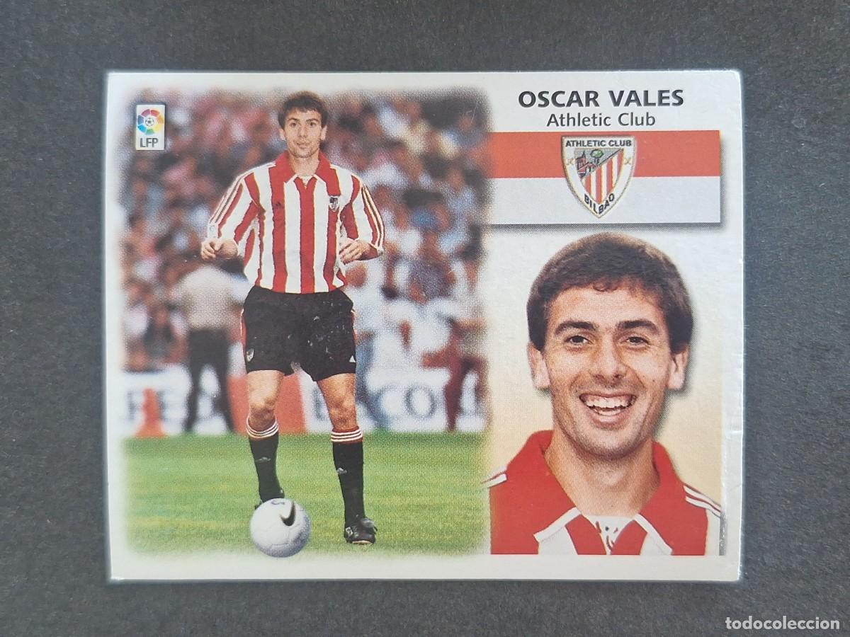 Cromos de f&uacute;tbol: L5 OSCAR VALES ATHLETIC CLUB DE BILBAO COLOCA LIGA ESTE 1999 2000 99 00 NUNCA PEGADO SIN PEGAR